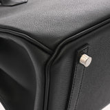 HERMES エルメス バーキン 30 ブラック □M刻印(2009年頃) レディース ヴォーエプソン ハンドバッグ Aランク 中古 銀蔵