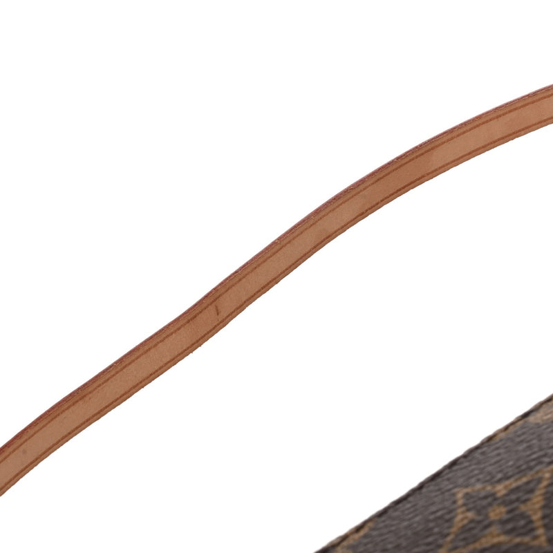 LOUIS VUITTON ルイヴィトン モノグラム ポシェット アクセソワール ブラウン M51980 レディース モノグラムキャンバス アクセサリーポーチ Aランク 中古 銀蔵