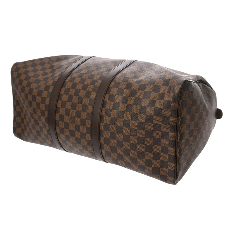 LOUIS VUITTON ルイヴィトン ダミエ キーポル 50 ブラウン N41427 ユニセックス ダミエキャンバス ボストンバッグ Aランク 中古 銀蔵