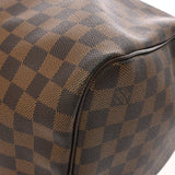 LOUIS VUITTON ルイヴィトン ダミエ キーポル 50 ブラウン N41427 ユニセックス ダミエキャンバス ボストンバッグ Aランク 中古 銀蔵