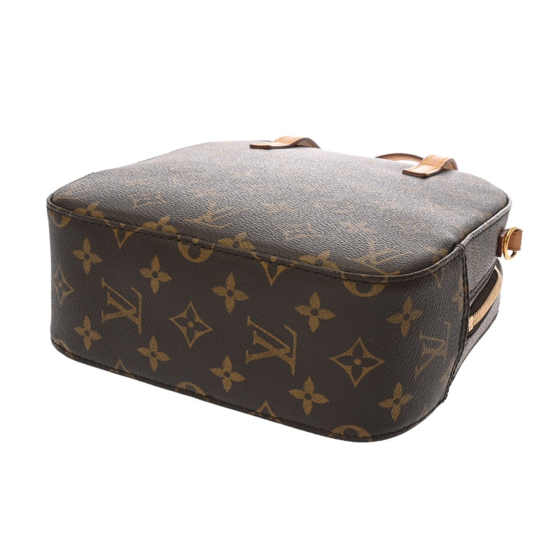 LOUIS VUITTON ルイヴィトン モノグラム スポンティーニ 2WAY ブラウン M47500 レディース モノグラムキャンバス ハンドバッグ ABランク 中古 銀蔵