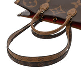 LOUIS VUITTON ルイヴィトン モノグラムジャイアント ジャイアントリバース オンザゴー GM 旧型 ブラウン M44576 ユニセックス モノグラムキャンバス ハンドバッグ Aランク 中古 銀蔵