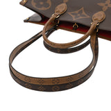 LOUIS VUITTON ルイヴィトン モノグラムジャイアント ジャイアントリバース オンザゴー GM 旧型 ブラウン M44576 ユニセックス モノグラムキャンバス ハンドバッグ Aランク 中古 銀蔵