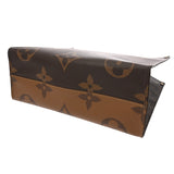 LOUIS VUITTON ルイヴィトン モノグラムジャイアント ジャイアントリバース オンザゴー GM 旧型 ブラウン M44576 ユニセックス モノグラムキャンバス ハンドバッグ Aランク 中古 銀蔵