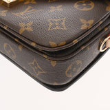LOUIS VUITTON ルイヴィトン モノグラム ポシェットメティス EW 2WAY ブラウン M41462 レディース モノグラムキャンバス ハンドバッグ Aランク 中古 銀蔵