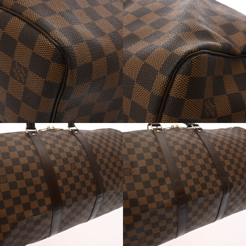 LOUIS VUITTON ルイヴィトン ダミエ キーポル バンドリエール 55 2WAY ブラウン N41414 ユニセックス ダミエキャンバス ボストンバッグ 新同 中古 銀蔵