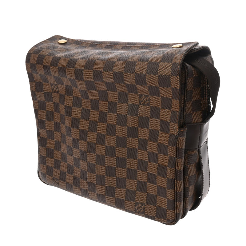 LOUIS VUITTON ルイヴィトン ダミエ ナヴィグリオ ブラウン N45255 ユニセックス ダミエキャンバス ショルダーバッグ ABランク 中古 銀蔵