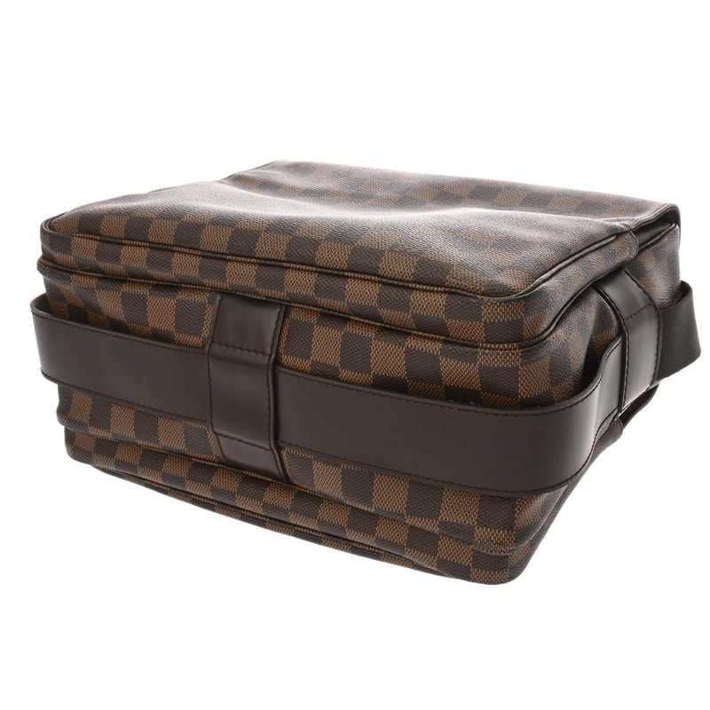 LOUIS VUITTON ルイヴィトン ダミエ ナヴィグリオ ブラウン N45255 ユニセックス ダミエキャンバス ショルダーバッグ ABランク 中古 銀蔵