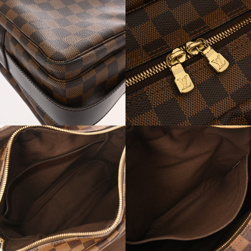 LOUIS VUITTON ルイヴィトン ダミエ ナヴィグリオ ブラウン N45255 ユニセックス ダミエキャンバス ショルダーバッグ ABランク 中古 銀蔵