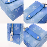 LOUIS VUITTON ルイヴィトン モノグラム クラウズ ビジューサックスクエアード ブルー MP2792 メンズ モノグラムキャンバス ポーチ Aランク 中古 銀蔵