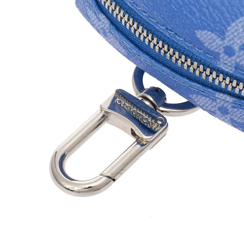LOUIS VUITTON ルイヴィトン モノグラム クラウズ ビジューサックスクエアード ブルー MP2792 メンズ モノグラムキャンバス ポーチ Aランク 中古 銀蔵