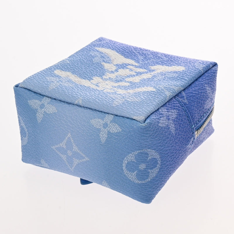 LOUIS VUITTON ルイヴィトン モノグラム クラウズ ビジューサックスクエアード ブルー MP2792 メンズ モノグラムキャンバス ポーチ Aランク 中古 銀蔵