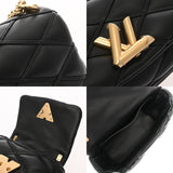 LOUIS VUITTON ルイヴィトン PICO GO-14 ノワール M23625 レディース ラムレザー ショルダーバッグ 新同 中古 銀蔵