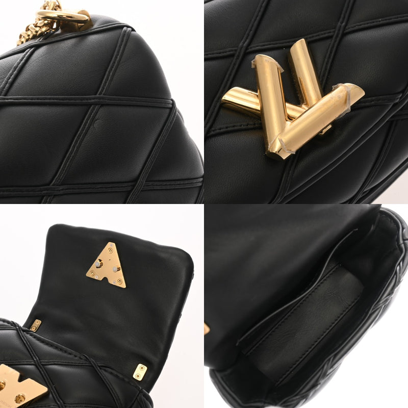 LOUIS VUITTON ルイヴィトン PICO GO-14 ノワール M23625 レディース ラムレザー ショルダーバッグ 新同 中古 銀蔵