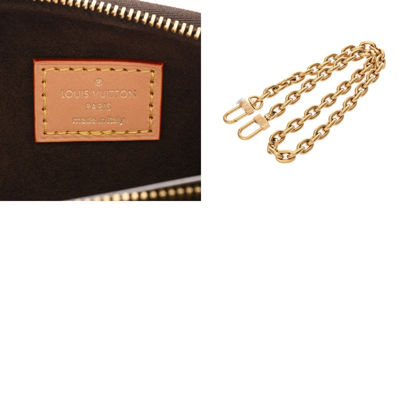 LOUIS VUITTON ルイヴィトン モノグラム ミニバムバッグ ブラウン M82335 レディース モノグラムキャンバス ショルダーバッグ 新同 中古 銀蔵