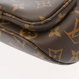 LOUIS VUITTON ルイヴィトン モノグラム ミニバムバッグ ブラウン M82335 レディース モノグラムキャンバス ショルダーバッグ 新同 中古 銀蔵