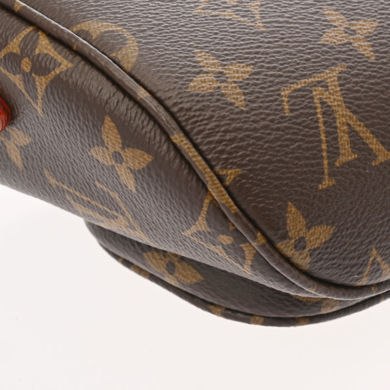 LOUIS VUITTON ルイヴィトン モノグラム ミニバムバッグ ブラウン M82335 レディース モノグラムキャンバス ショルダーバッグ 新同 中古 銀蔵