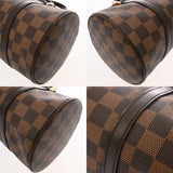 LOUIS VUITTON ルイヴィトン ダミエ パピヨン PM ブラウン N51304 レディース ダミエキャンバス ハンドバッグ ABランク 中古 銀蔵