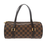 LOUIS VUITTON ルイヴィトン ダミエ パピヨン PM ブラウン N51304 レディース ダミエキャンバス ハンドバッグ ABランク 中古 銀蔵