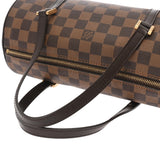 LOUIS VUITTON ルイヴィトン ダミエ パピヨン PM ブラウン N51304 レディース ダミエキャンバス ハンドバッグ ABランク 中古 銀蔵