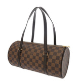 LOUIS VUITTON ルイヴィトン ダミエ パピヨン GM ブラウン N51303 レディース ダミエキャンバス ハンドバッグ Aランク 中古 銀蔵