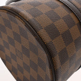 LOUIS VUITTON ルイヴィトン ダミエ パピヨン GM ブラウン N51303 レディース ダミエキャンバス ハンドバッグ Aランク 中古 銀蔵
