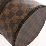 LOUIS VUITTON ルイヴィトン ダミエ パピヨン GM ブラウン N51303 レディース ダミエキャンバス ハンドバッグ Aランク 中古 銀蔵