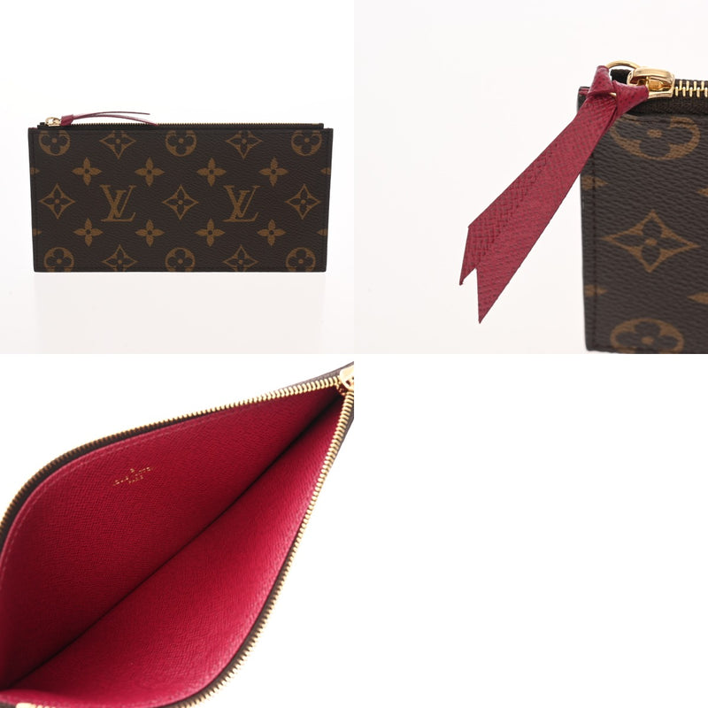 LOUIS VUITTON ルイヴィトン モノグラム ポシェットフェリシー フューシャ M81896 レディース モノグラムキャンバス ショルダーバッグ 新同 中古 銀蔵