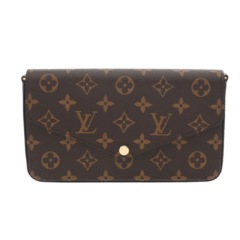 LOUIS VUITTON ルイヴィトン モノグラム ポシェットフェリシー フューシャ M81896 レディース モノグラムキャンバス ショルダーバッグ 新同 中古 銀蔵