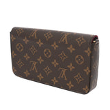 LOUIS VUITTON ルイヴィトン モノグラム ポシェットフェリシー フューシャ M81896 レディース モノグラムキャンバス ショルダーバッグ 新同 中古 銀蔵