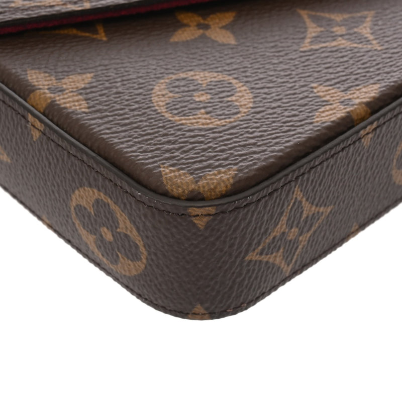LOUIS VUITTON ルイヴィトン モノグラム ポシェットフェリシー フューシャ M81896 レディース モノグラムキャンバス ショルダーバッグ 新同 中古 銀蔵
