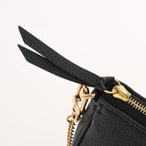 LOUIS VUITTON ルイヴィトン モノグラムアンプラント ミニポシェット アクセソワール ノワール M80732 レディース レザー アクセサリーポーチ Aランク 中古 銀蔵