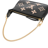 LOUIS VUITTON ルイヴィトン モノグラムアンプラント ミニポシェット アクセソワール ノワール M80732 レディース レザー アクセサリーポーチ Aランク 中古 銀蔵