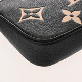 LOUIS VUITTON ルイヴィトン モノグラムアンプラント ミニポシェット アクセソワール ノワール M80732 レディース レザー アクセサリーポーチ Aランク 中古 銀蔵