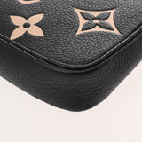 LOUIS VUITTON ルイヴィトン モノグラムアンプラント ミニポシェット アクセソワール ノワール M80732 レディース レザー アクセサリーポーチ Aランク 中古 銀蔵