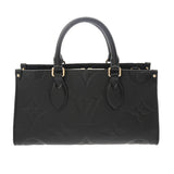 LOUIS VUITTON ルイヴィトン モノグラムアンプラント オンザゴー EW 2WAY ノワール M23640 レディース レザー ハンドバッグ Aランク 中古 銀蔵