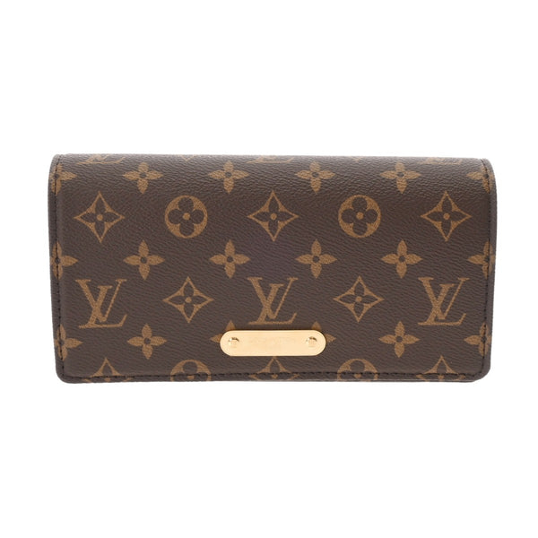 LOUIS VUITTON ルイヴィトン モノグラム ウォレットオンチェーンリリー 2WAYクラッチ ブラウン M82509 レディース モノグラムキャンバス ショルダーバッグ 未使用 銀蔵