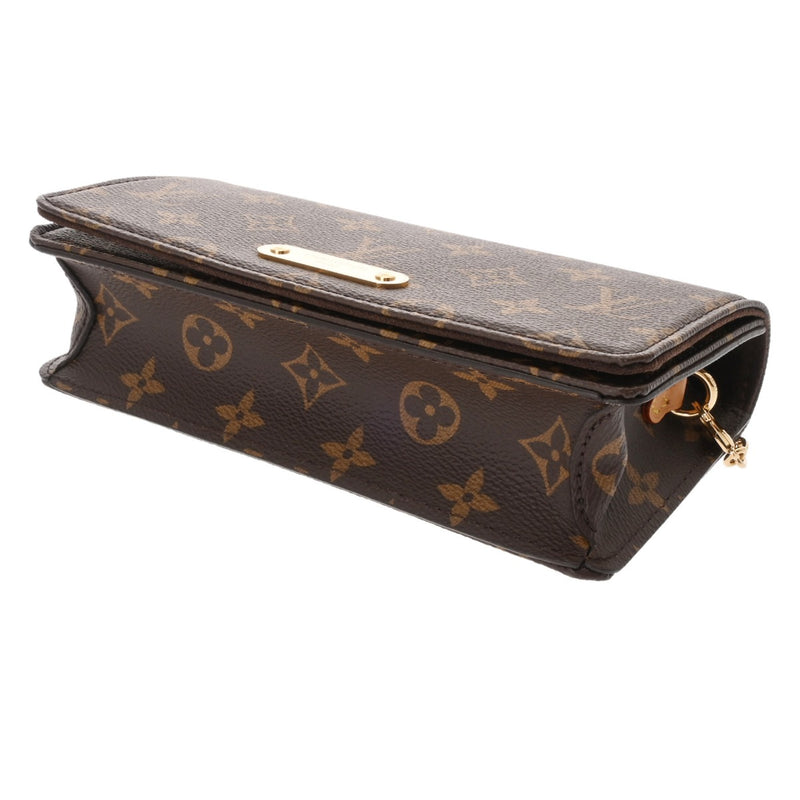 LOUIS VUITTON ルイヴィトン モノグラム ウォレットオンチェーンリリー 2WAYクラッチ ブラウン M82509 レディース モノグラムキャンバス ショルダーバッグ 未使用 銀蔵