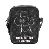 LOUIS VUITTON ルイヴィトン モノグラムエクリプス ダヌーブ PM ヴィヴィエンヌ 2018年限定 ブラック M43677 メンズ モノグラムキャンバス ショルダーバッグ 新同 中古 銀蔵