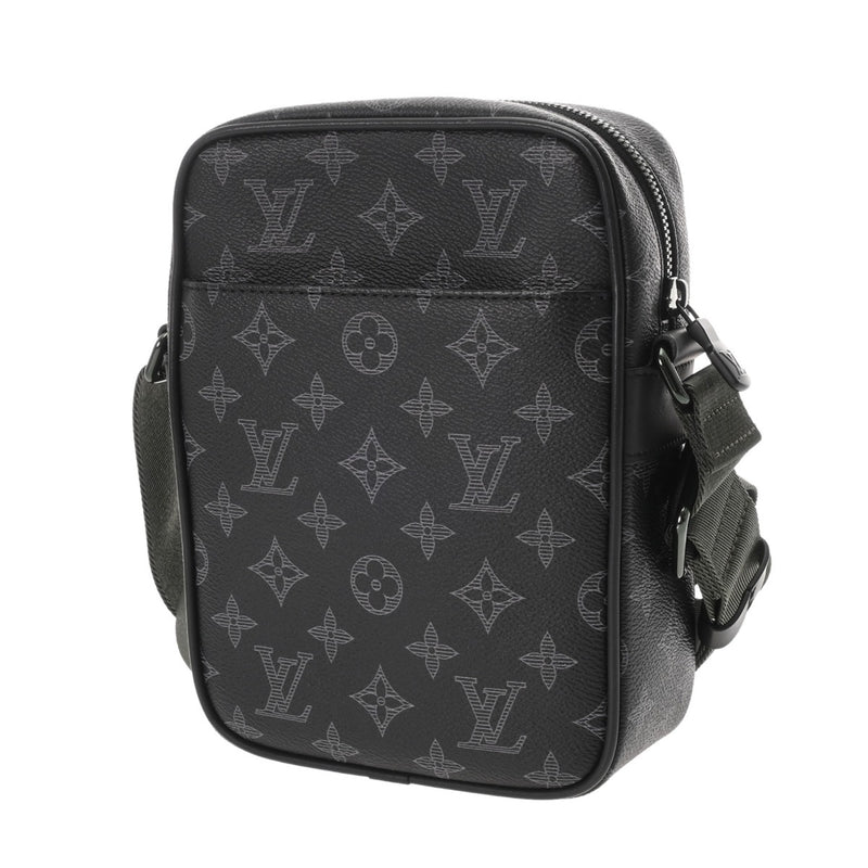 LOUIS VUITTON ルイヴィトン モノグラムエクリプス ダヌーブ PM ヴィヴィエンヌ 2018年限定 ブラック M43677 メンズ モノグラムキャンバス ショルダーバッグ 新同 中古 銀蔵