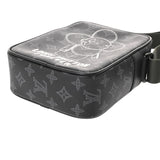 LOUIS VUITTON ルイヴィトン モノグラムエクリプス ダヌーブ PM ヴィヴィエンヌ 2018年限定 ブラック M43677 メンズ モノグラムキャンバス ショルダーバッグ 新同 中古 銀蔵