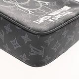 LOUIS VUITTON ルイヴィトン モノグラムエクリプス ダヌーブ PM ヴィヴィエンヌ 2018年限定 ブラック M43677 メンズ モノグラムキャンバス ショルダーバッグ 新同 中古 銀蔵