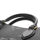 LOUIS VUITTON ルイヴィトン モノグラムアンプラント オンザゴー PM 2WAY ノワール M45653 レディース レザー ハンドバッグ Aランク 中古 銀蔵