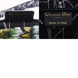 CHRISTIAN DIOR クリスチャンディオール ブックトート ミディアム ブルーコンステレーション ネイビー レディース キャンバス ハンドバッグ Aランク 中古 銀蔵