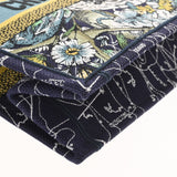 CHRISTIAN DIOR クリスチャンディオール ブックトート ミディアム ブルーコンステレーション ネイビー レディース キャンバス ハンドバッグ Aランク 中古 銀蔵