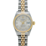 ロレックス デイトジャスト 10Pダイヤ 69173G R番(1988年頃製造) シルバー/ダイヤモンド レディース 腕時計 自動巻き 中古 銀蔵