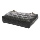 CHANEL シャネル マトラッセ クラシックチェーンクラッチ ミニ ブラック AP4423 レディース キャビアスキン ショルダーバッグ 新同 中古 銀蔵