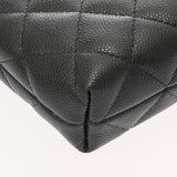 CHANEL シャネル マトラッセ クラシックチェーンクラッチ ミニ ブラック AP4423 レディース キャビアスキン ショルダーバッグ 新同 中古 銀蔵
