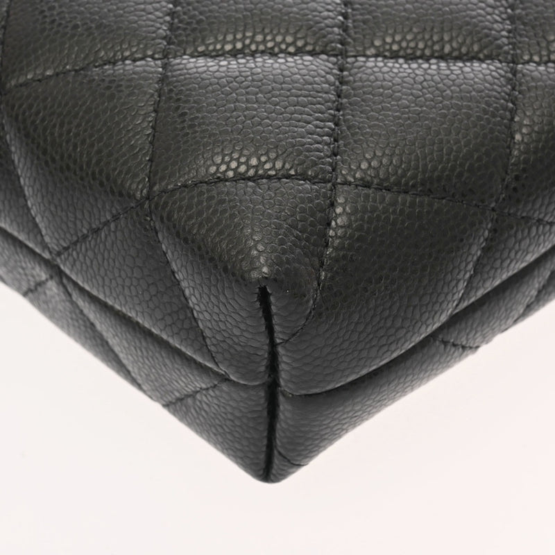 CHANEL シャネル マトラッセ クラシックチェーンクラッチ ミニ ブラック AP4423 レディース キャビアスキン ショルダーバッグ 新同 中古 銀蔵