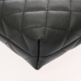 CHANEL シャネル マトラッセ クラシックチェーンクラッチ ミニ ブラック AP4423 レディース キャビアスキン ショルダーバッグ 新同 中古 銀蔵